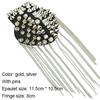 Brooch Charming Tassel Chain Punk Style Shoulder Board Mark Brooch Badges for Party