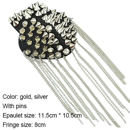 Broszka Uroczy łańcuszek z frędzlami Punk Style Naramiennik Mark Broszka Odznaki na imprezę