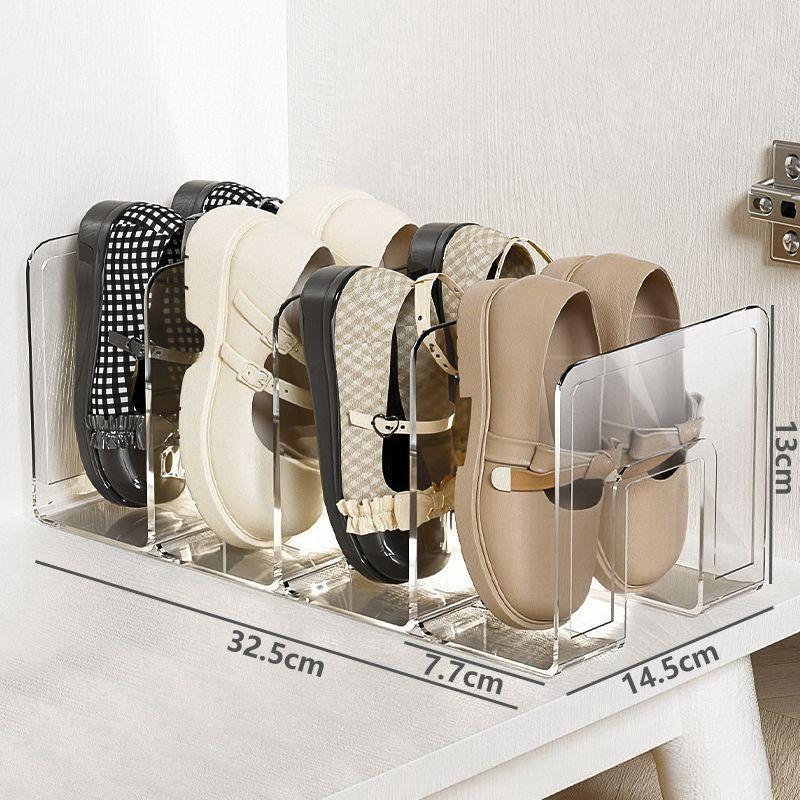 

Transparent Plastic Baby Shoe Rack Space Saving Multi Layer Free Standing Shoe Organizer For Entryway Closet Home Storage