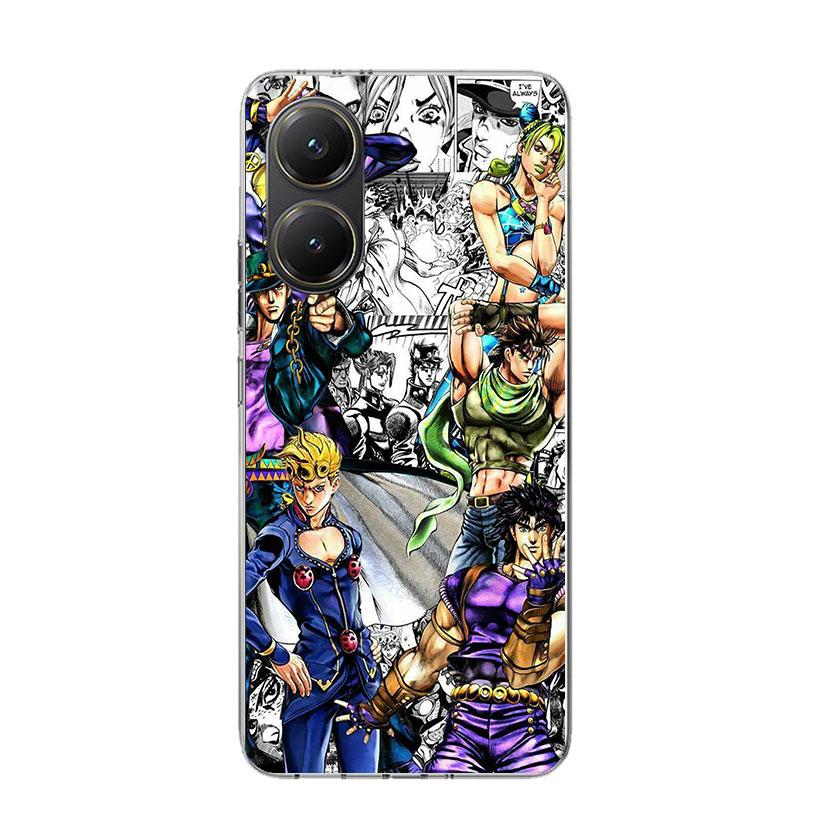 JoJo's Bizarre Adventure Hot Anime Phone Case For Xiaomi Poco F7 Ultra X7 X6 Pro X5 Redmi 15 15C 13 13C 12 12C 10 10A 10C 9 9A 9