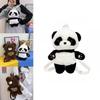 Cartoon Plush Bear Backpack With Soft Fabric For Casual Travel And Day Trips