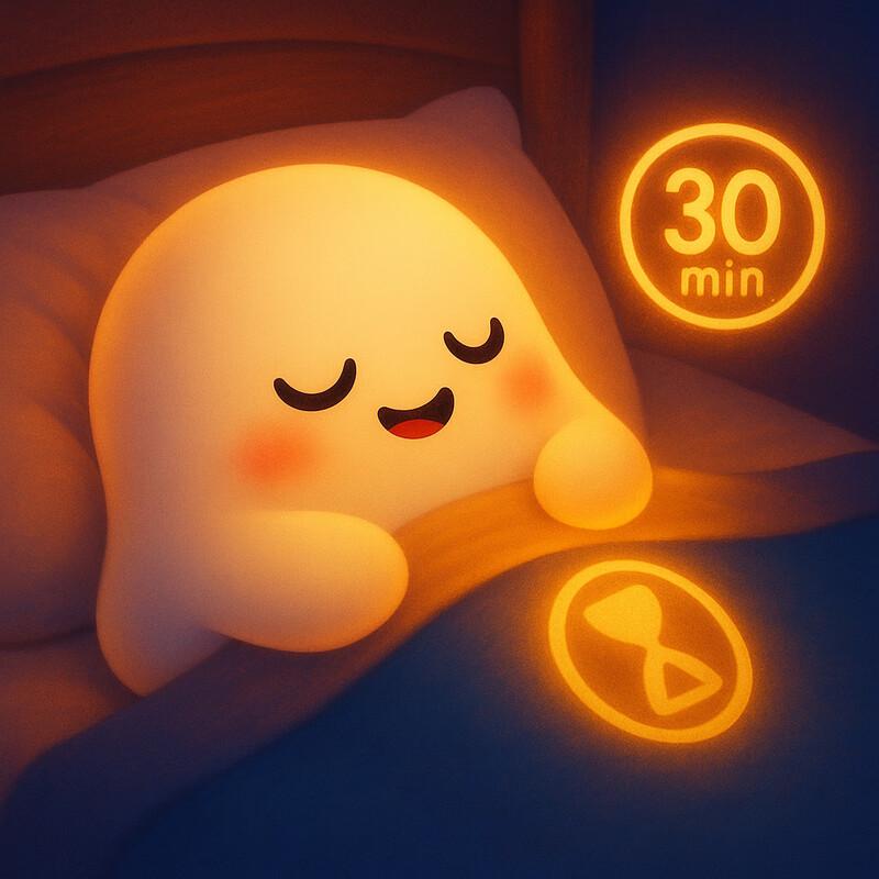 Little Ghost Silicone Tap Night Light
