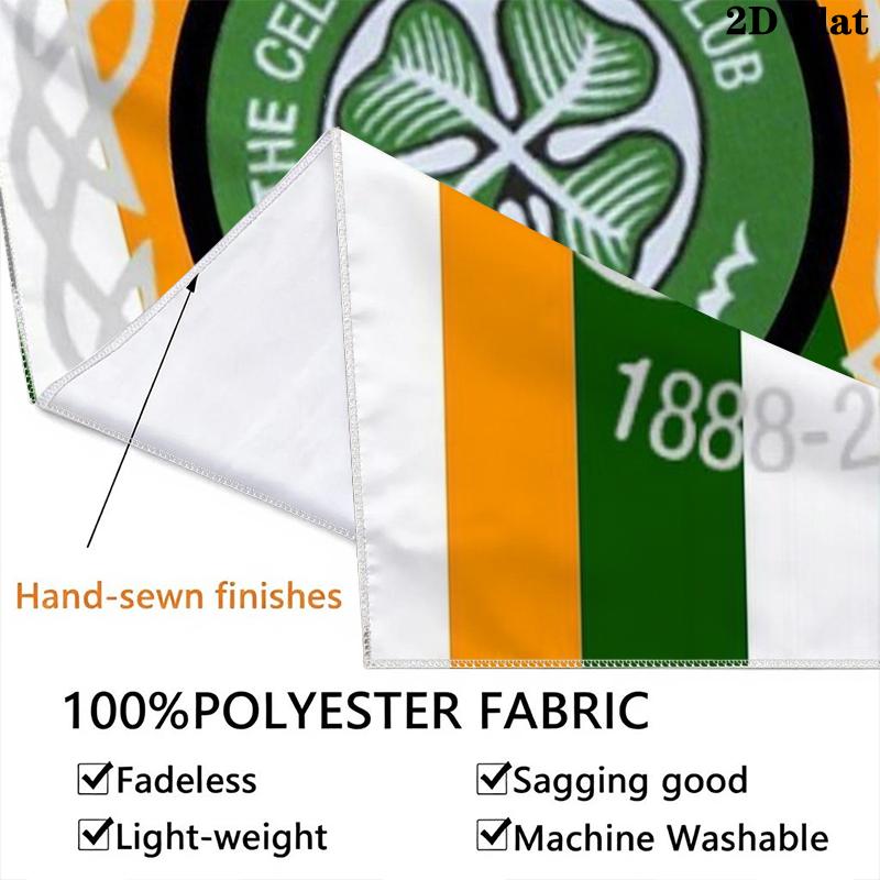 Celtic Football Club Wall Tapestry Aesthetic Wall Hanging Printed Fabric Blanket Decorative Tapestries for Bedroom Living Room Home Decor