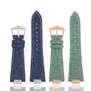 Denim & Cowhide Leather Watch Strap for Patek Philippe Nautilus 5711/5712 – Fashion Light Blue/Green/Gray Jeans Style Band