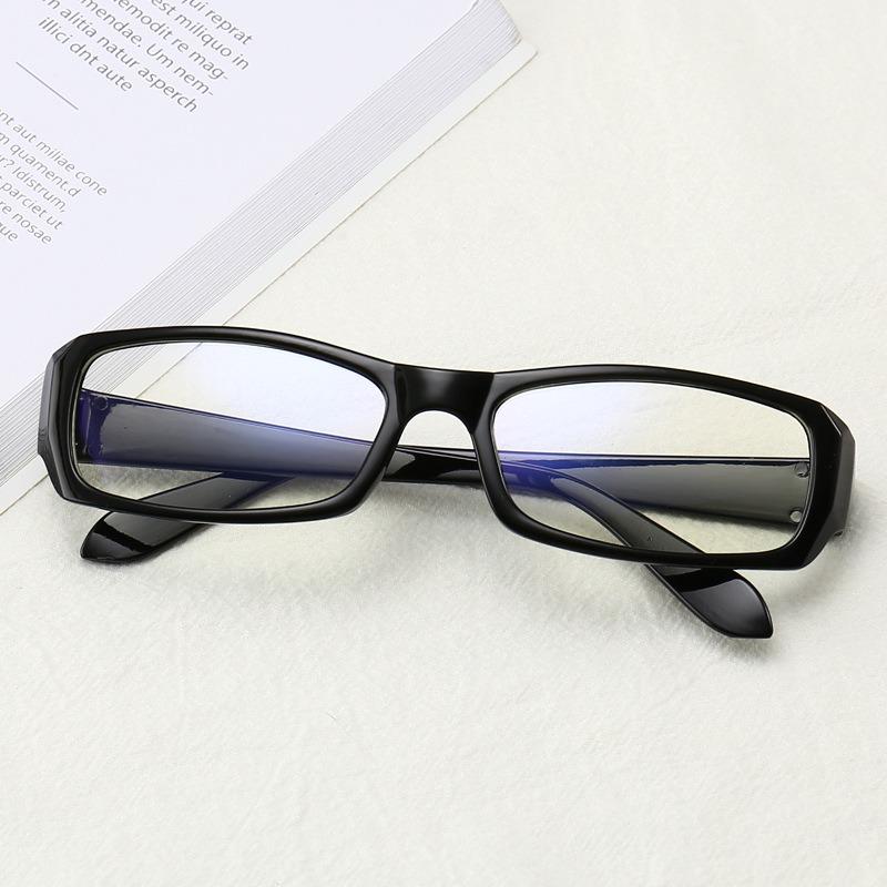 Korean Style Small Square Glasses Anti Blue Light Flat Glasses Fashionable Computer Glasses for Women Y2k Retro Eyewear