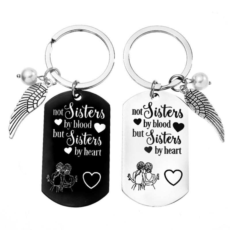 Personalized Key Holder for Close Partner Custom Engraving Key Rings Accessories