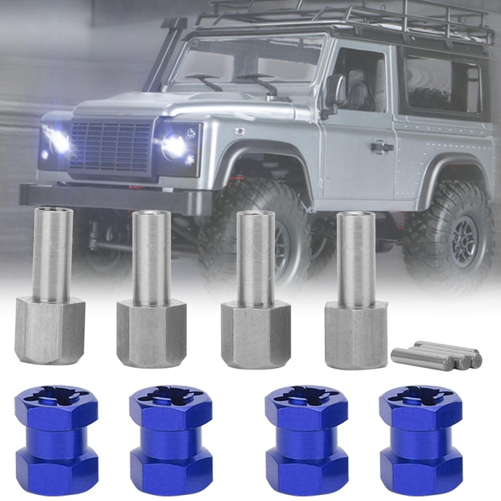 RC Extension Wheel Hex Hub Driver Adapter Fit for D90 AX10 CC01 SCX10 F350Blue