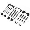 MN Model 82 Series Universal LC79 RC Car Modification, Front and Rear Metal Four-Link Suspension Kit