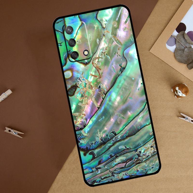 Paua Abalone Shell For Oppo A18 A38 A58 A78 A98 A40 A60 A80 A74 A94 A54 A16 A76 A96 A15 A57S A17 A77 Phone Case
