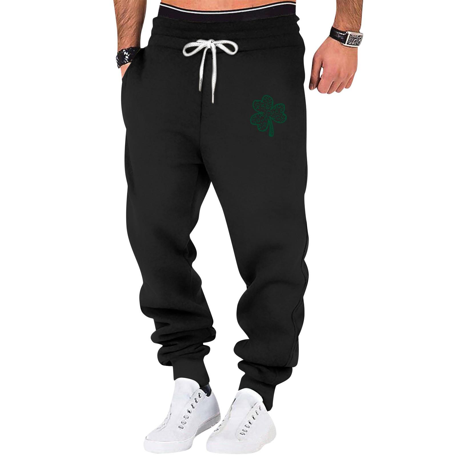 

Весняні спортивні штани для фітнесу. Чоловічі вільні спортивні штани для бігу, бавовна XXXXL чорний