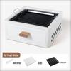 Zhishi Square Portable Charcoal Grill and Fire Pit
