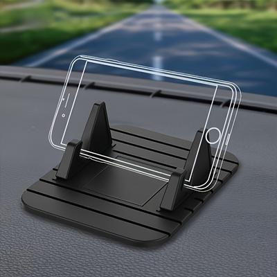 Car Dashboard Silicone Phone Holder - Anti-slip and Adjustable Holder, Multi-functional Navigation Holder