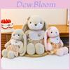 Plush Bunny Toy With Floral Dress For Kids Gift And Collectors