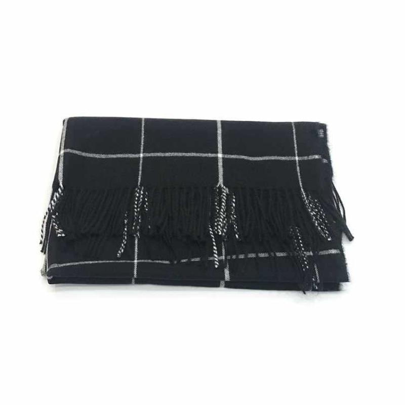 New autumn and winter plaid scarf, women's winter imitation cashmere shawl, versatile thickened warm scarf