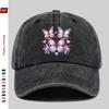 pc Fashion Butterfly Pattern Printed Baseball Cap Comfortable Trendy Sports Decor Hat Trendy Lightweight Accessory Adjustabl