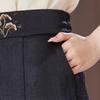 Pasite Mid-Aged Women's Summer Straight Casual Pants