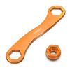 For KTM 2024 EXC 300 EXC 250 EXC 450 EXCF 350 XCW 300 Wheel Axle Wrench Removal Tool Spanner SX 125 SXF 250 SXF 450 2023-2024