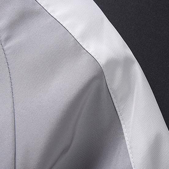 Men Sports Suit Pockets Quick Dry Comfortable Casual Zipper Closure Sporty Outfit