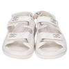 Chanel G35927 CC Logos Gesteppte Sandalen/ Schuhe 37 weißGebraucht