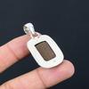 925 Silver Radiant Flint Stone Stone Handmade Wedding Mother Ethnic New Pendant