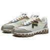 Fila Fusion Heritage Running Fabric Synthetic Leather Two-Layer Cowhide Trendy Low-Top Dad Shoes Men sneaker Light-Gray T12M131103FSP