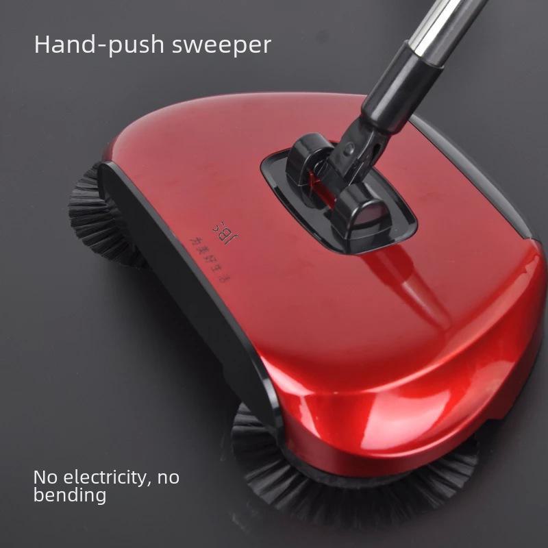 Rotating Hand Push Sweeper and Dustpan Set