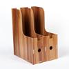 Magazine Book File Stand   File Sorter   Desk Storage Box  Black