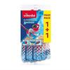 Vileda - Supermocio 3D 3Action Mop Head Refills, Pack of 2 Refills 122615