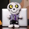 30cm Halloween Doll Plush Toy Funny Pumpkin Man Skeleton Monster Doll Halloween Prop Decoration Doll Kids Scare Halloween Gift