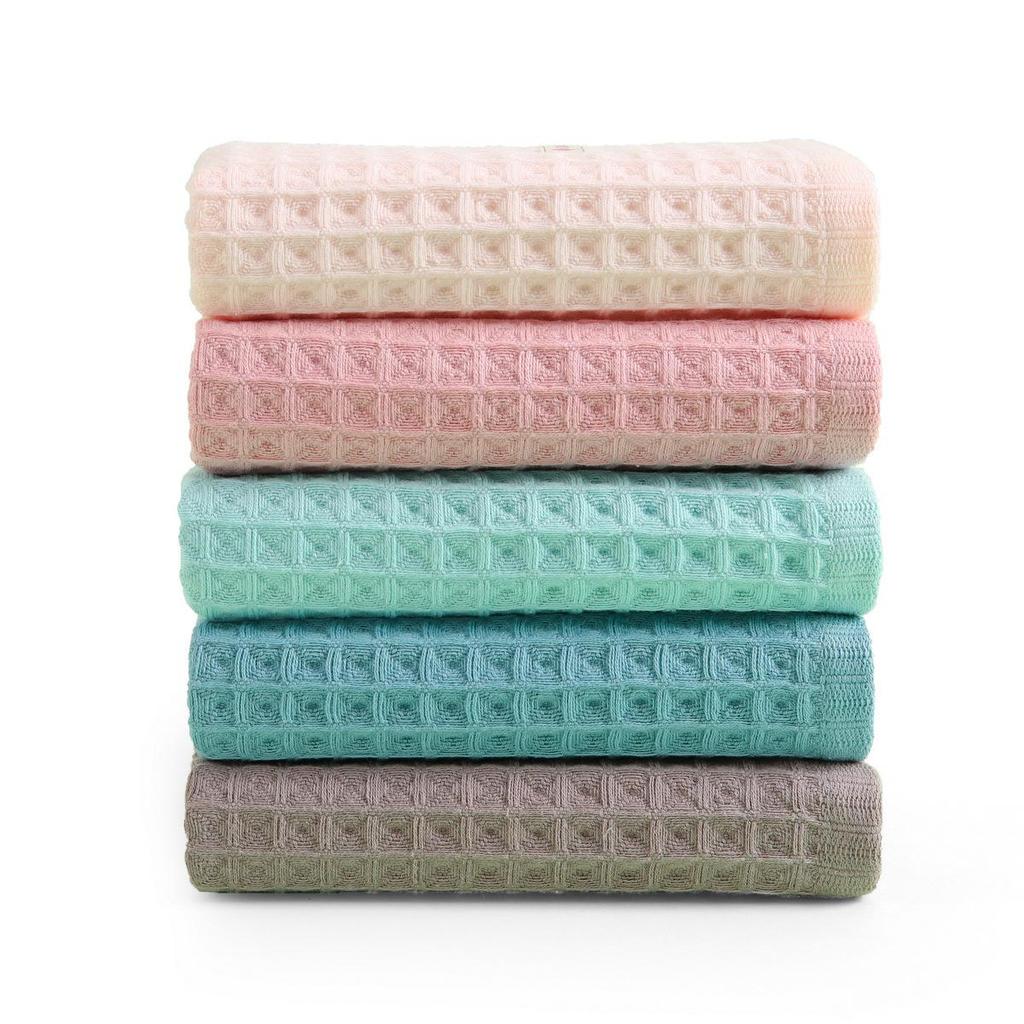 Jieliya Pure Cotton Antibacterial Quick-Dry Waffle Towel