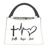 Divine Mercy Insulated Lunch Bags for Camping Travel Jesus Portable Cooler Thermal Lunch Box Women