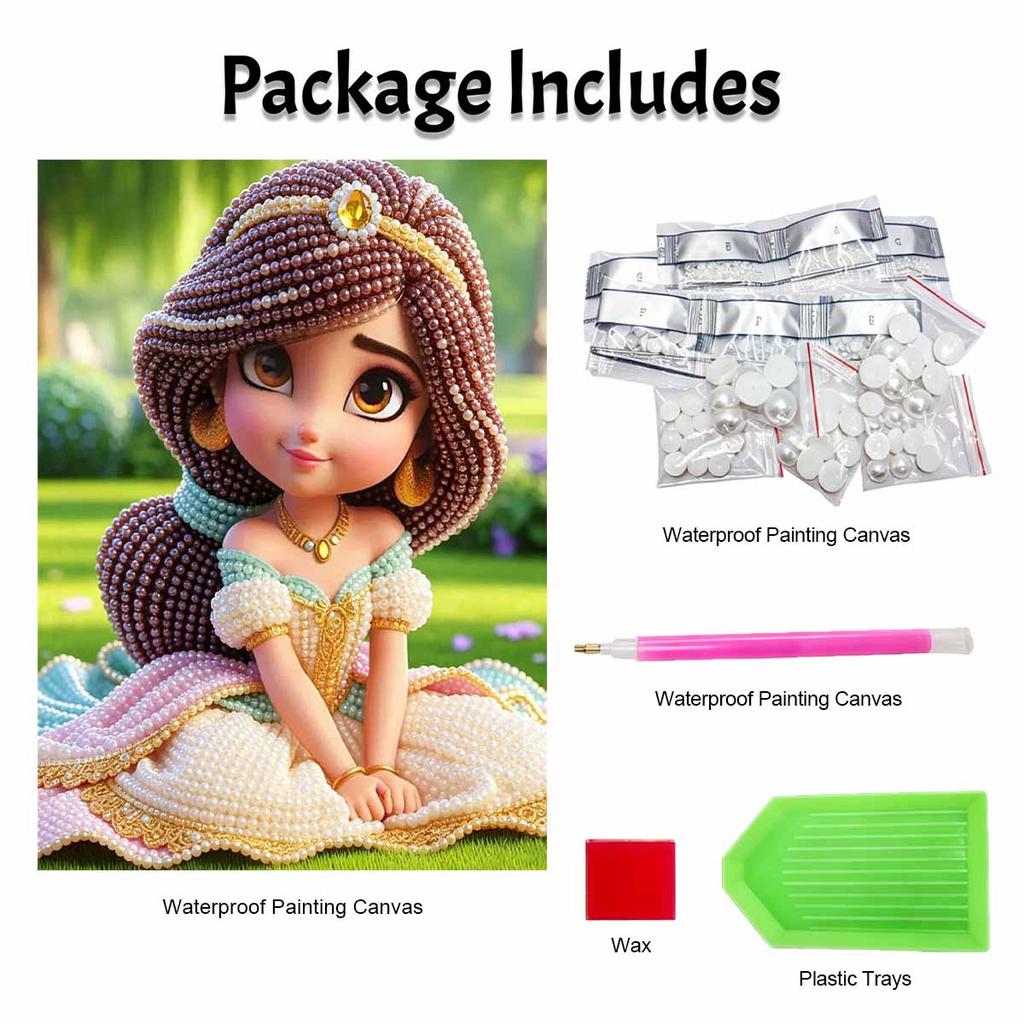 Disney Pearl Painting Handmade Princess Pearl Kit Home Decoration Painting