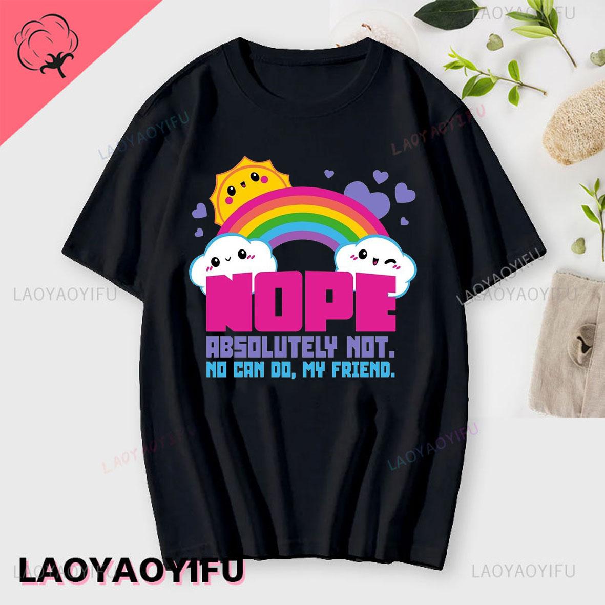 

Funny Fruit Sarcastic Rainbows Printing Tshirt An Apple A Day You Die Anyway Cotton Tshirt Men Women Shortsleev Fashion Tees 4XL