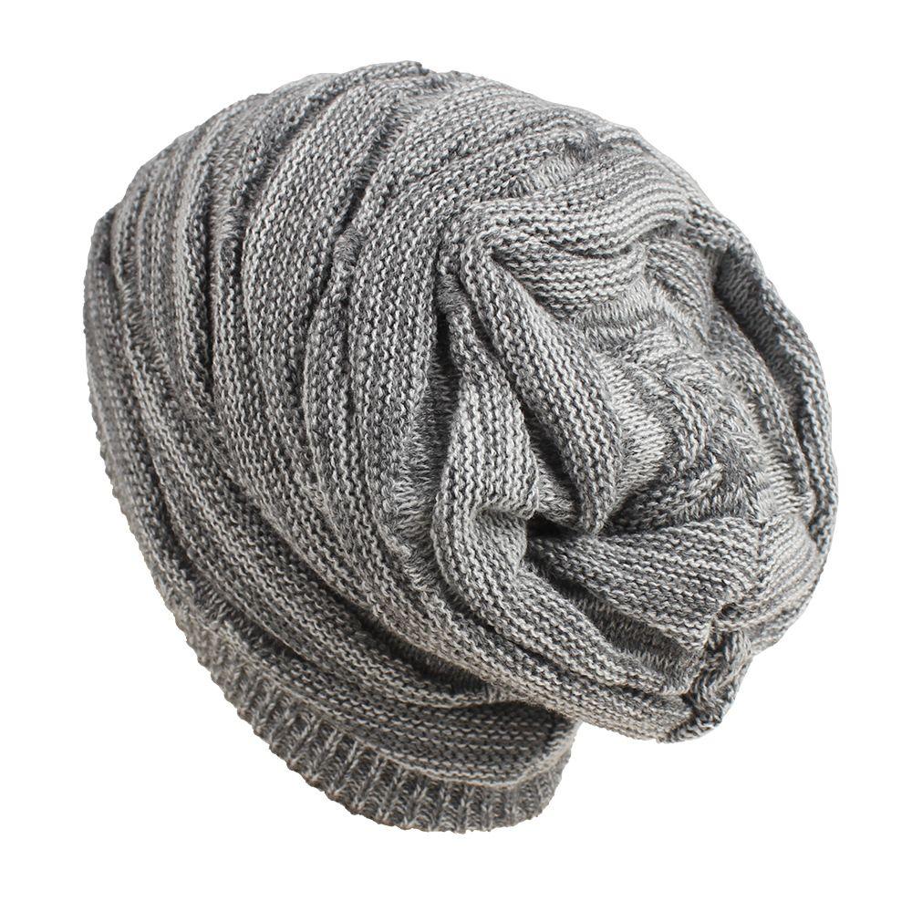 Men and Women Soft Skiing Hat Bonnet Thick Skiing Hat Skully Cap Slouchy Beanies Winter Warm Hat