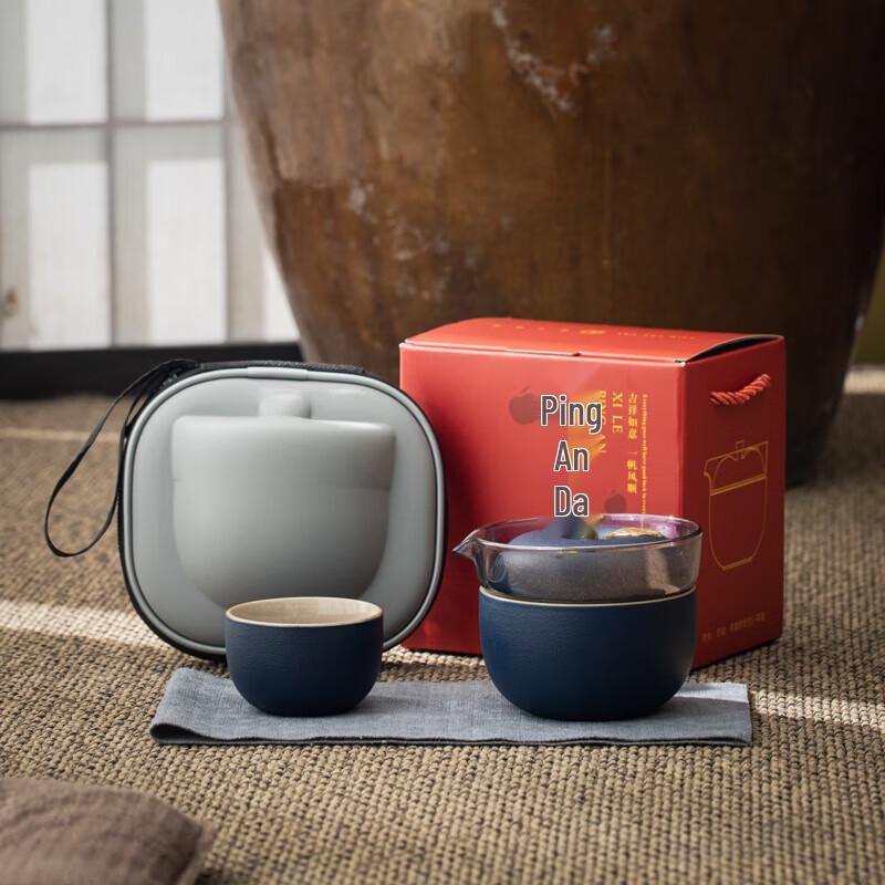 Ceramic Tea Set with 1 Pot and 2 Cups