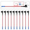 10pcs 12V Car Fuse Holder Add-a-circuit TAP Adapter Micro Standard ATM APM Blade MINI Medium Simple Safety Device Auto Fuse Fuse Holders1