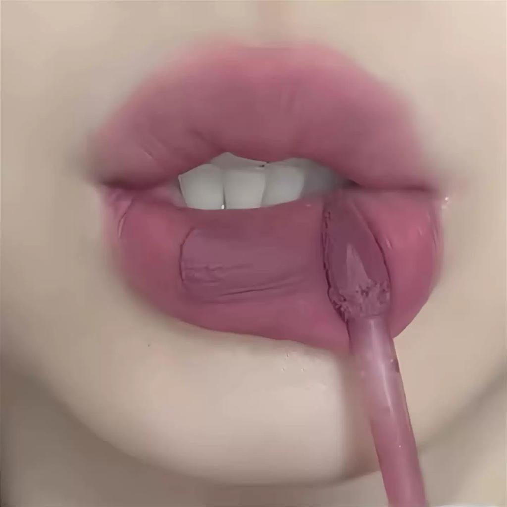 It's like Olive Skin. Its Life Is Lip Lacquer! Smoked Taro Low Saturated Lip Mud Dry Rose Smoke Purple Lipstick
