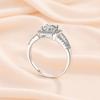 Copper Ring Shining Exquisite Classic For Women -Copper Wedding Simple Jewelry Engagement Gifts Fashion Party Ring