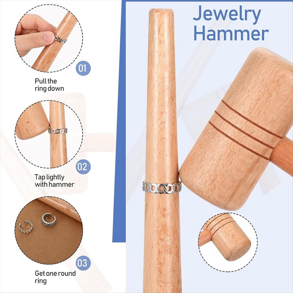 BHBL Tool Set Includes Jewelers Saw Frame Bench Needle Clamp Diamond Needle File Wood Ring Clamp for Jewelry Making
