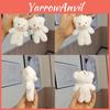 Porte-clés en peluche ours dessin animé mignon Mini poupée Cadeau Décoration de sac à dos Jouet