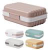 Soap Portable Bar Holder with Cover 2Pcs Travel Soap Container with Filter Hole