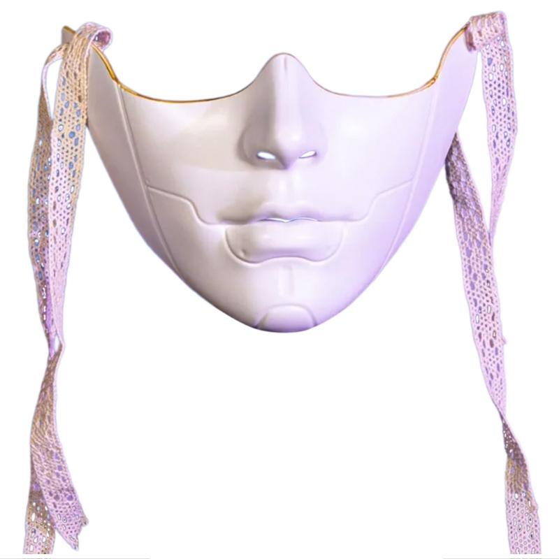 Masque de bal masqué demi-visage pour femmes hommes cosplay, Halloween eyemask décoration de costume masque pour les yeux masque pour la bouche