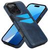 For iPhone 16 Pro Case Card Slot Slim-Fit PU+TPU Mobile Cover