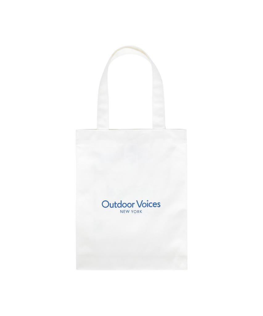 Outdoor Voices Signature Tote Bag (White)