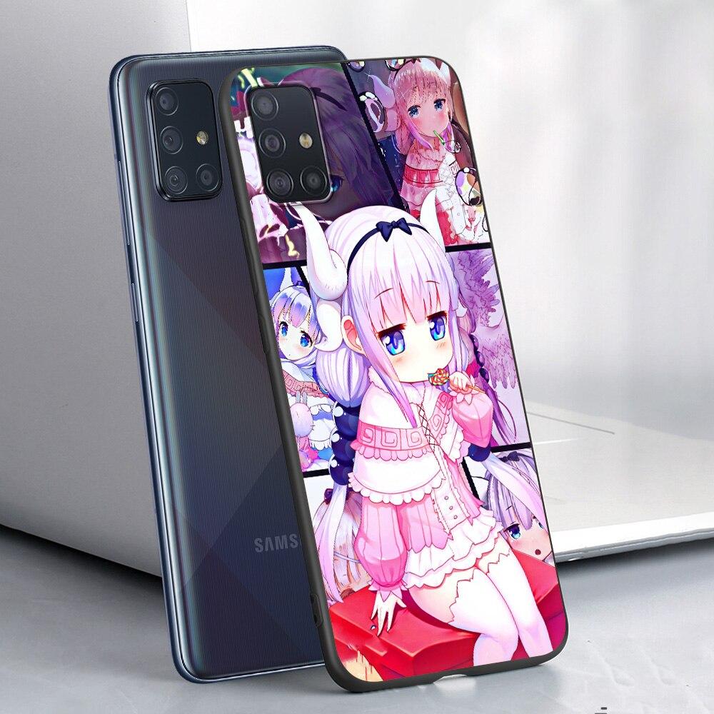 Miss Kobayashis Dragon Maid Anime Phone Case for Samsung Galaxy A51 A71 A21S A12 A11 A31 A52 A41 A32 5G A72 A02S Silicon Cover