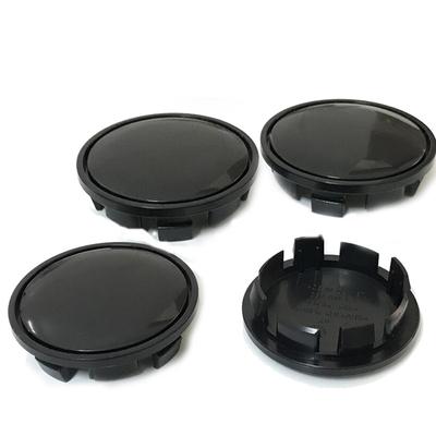 4ks/sada 65mm kryt stredového náboja kolesa auta Čierny chrómovaný kryt prázdneho ráfika Bez loga vhodné pre V/W Auto Styling Náhradné príslušenstvo