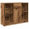 Sideboard with Drawer Rustic Wood Look 101 x 35 x 76 cm Engineered Wood