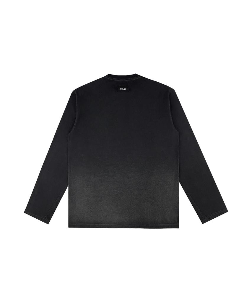 BLR Rain Destroyed Gradation Bleached Long Sleeve