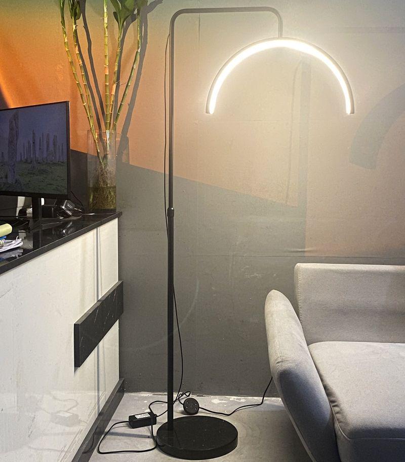 Beauty Light U-Shaped Floor Lamp: Super Bright, Eye-Protective Lighting for Eyelash Extensions, Manicures, Tattoos, Freckle and Acne Treatments.