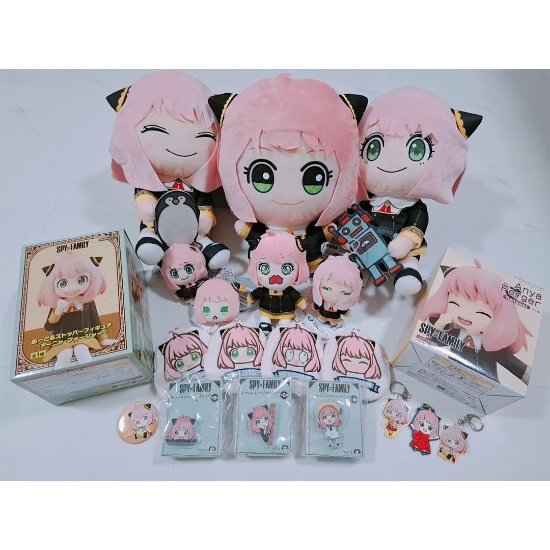 Used SPYFAMILY Anya Goods Bulk Sale Large Set